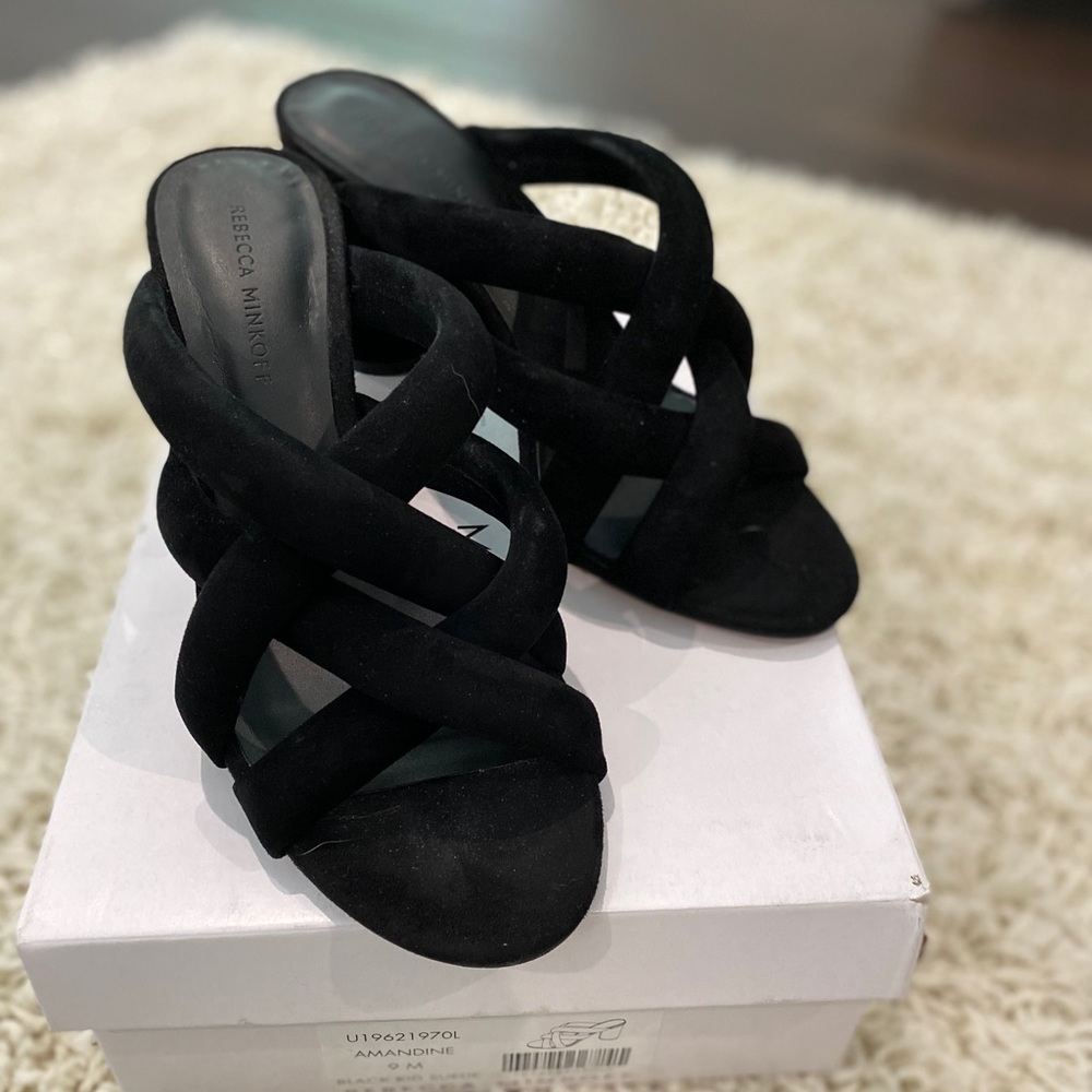 COPY - Rebecca Minkoff black block heels